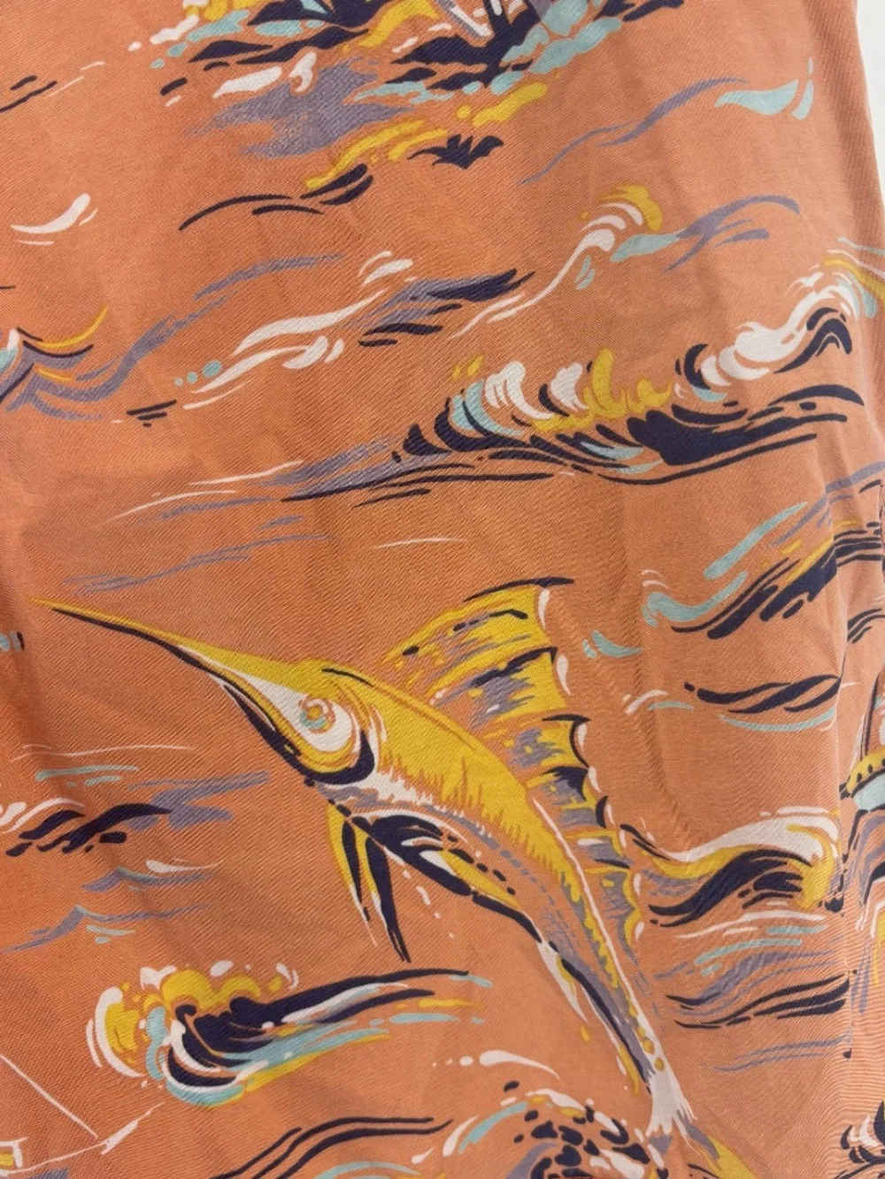 polo sport Ralph Lauren mens  tropical orange swimming trunks size large